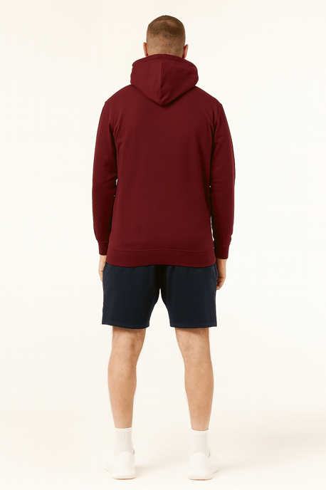 Charles Norton Mens Plain Hoodie - Image 2