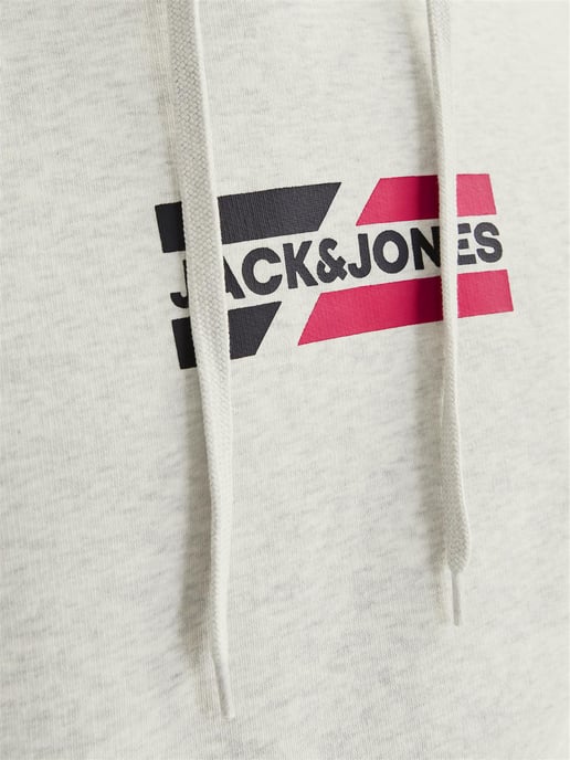Jack & Jones Mens Printed Hoodie Sweatshirt - Image 2
