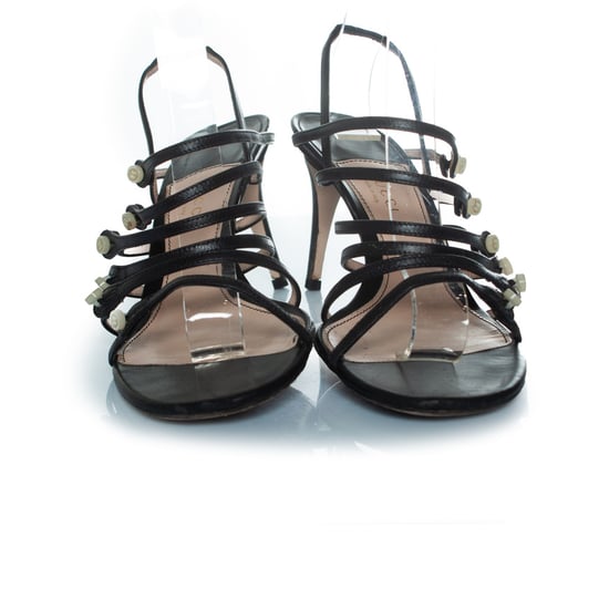 Gucci black strap sandals with Gucci buttons - Image 5
