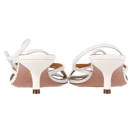 Aquazzura Roy 50 Sandals in White Leather - Image 6