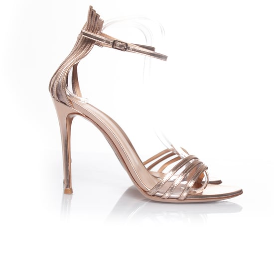 Gianvito Rossi Metallic sandaal - Image 4
