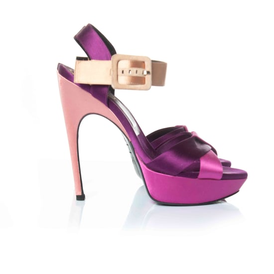 Roger Vivier Satijnen platformsandalen - Image 4