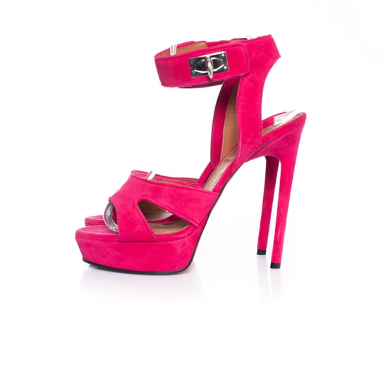 Givenchy roze suède haaienplatform sandalen - Image 2