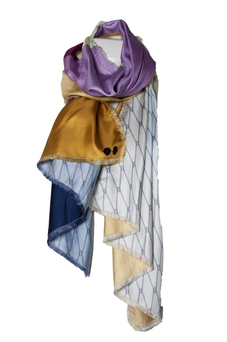 Odeeh multicolor printed fence scarf - Image 1