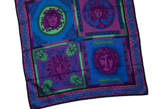 Atelier Versace Flerfärgad medusa-halsduk - Image 6
