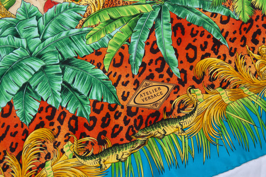 Atelier Versace Flerfärgad djungel Tarzan-halsduk - Image 4
