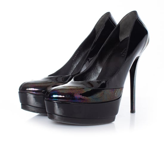 Gucci Black oil slick platform pump - Image 1