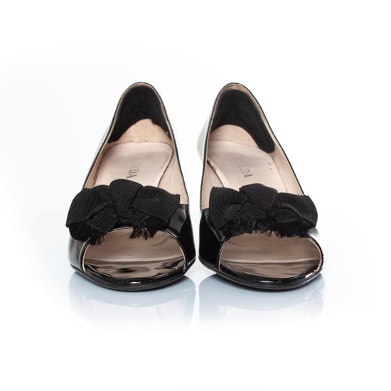 Prada lakleren pumps met strik - Image 3