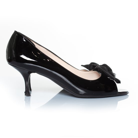 Prada lakleren pumps met strik - Image 5