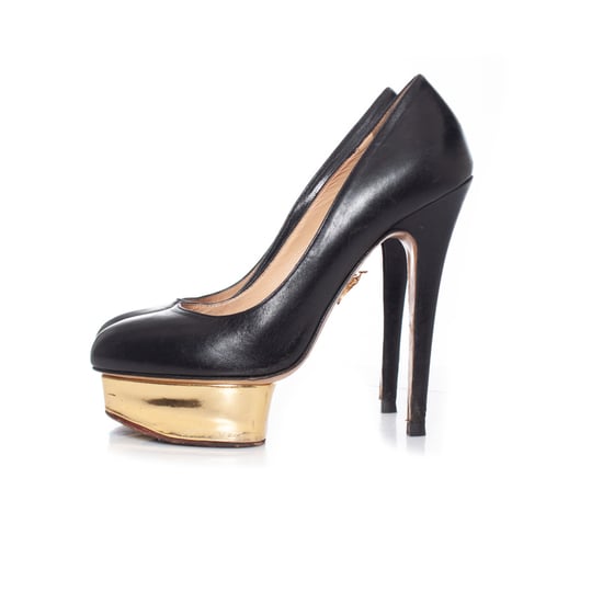 Charlotte Olympia Dolly leren plateau pumps - Image 2
