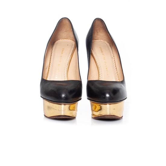 Charlotte Olympia Dolly leren plateau pumps - Image 4