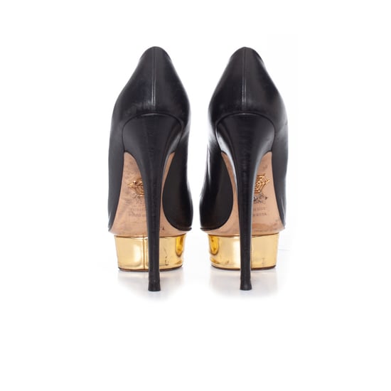 Charlotte Olympia Dolly leren plateau pumps - Image 6