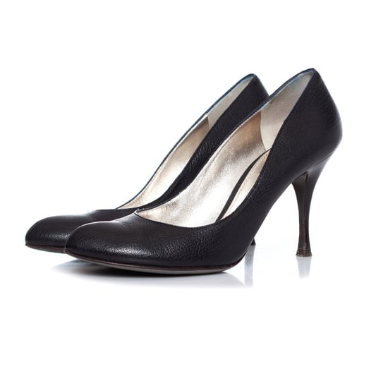 Dolce & Gabbana svarta pumps i narvat läder - Image 1