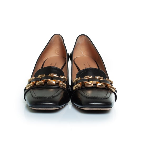 Roberto Festa X Paul Warmer zwarte leren pump - Image 5