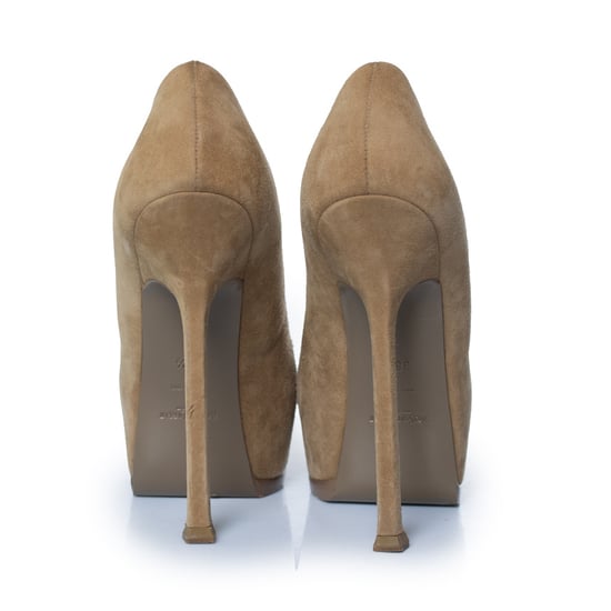 Yves Saint Laurent suède tribute pumps - Image 5