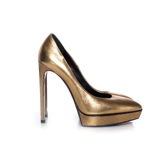 Saint Laurent Gold platform pump - Image 4