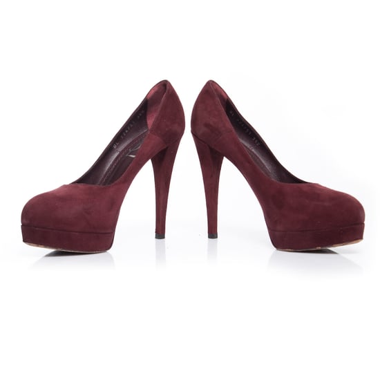 Yves Saint Laurent Gaby suède pumps - Image 3
