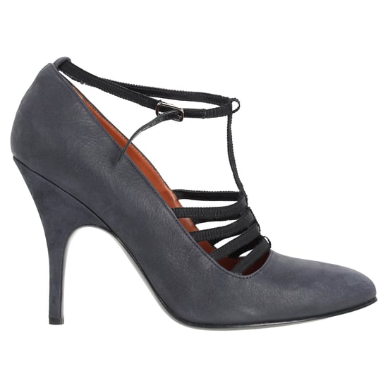 Lanvin Remmar Pumps i Mörkgrå Läder - Image 1
