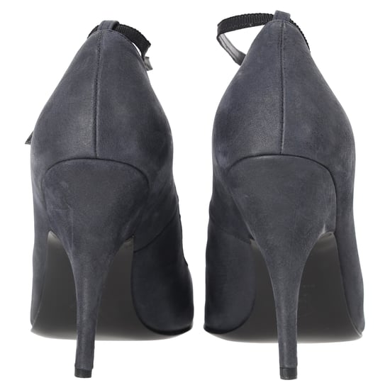 Lanvin Remmar Pumps i Mörkgrå Läder - Image 4
