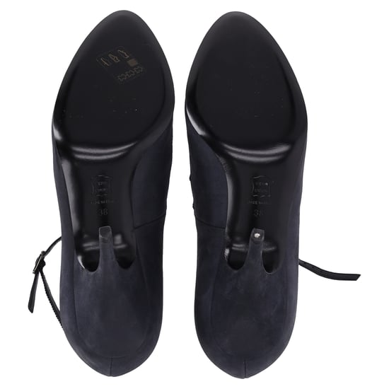 Lanvin Remmar Pumps i Mörkgrå Läder - Image 6