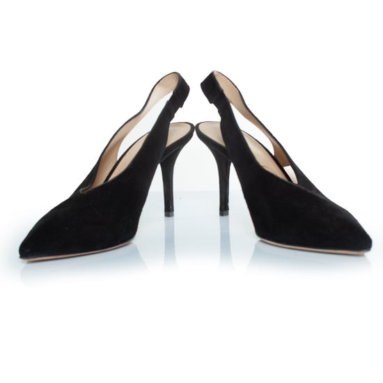 Lola Cruz zwarte suède slingback hakken - Image 5