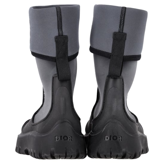 Dior Garden Ankle Boots in Grey Rubber - Image 5