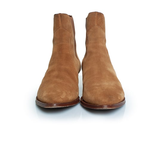 Celine Camarque western Chelsea-stövlar i konjak - Image 3