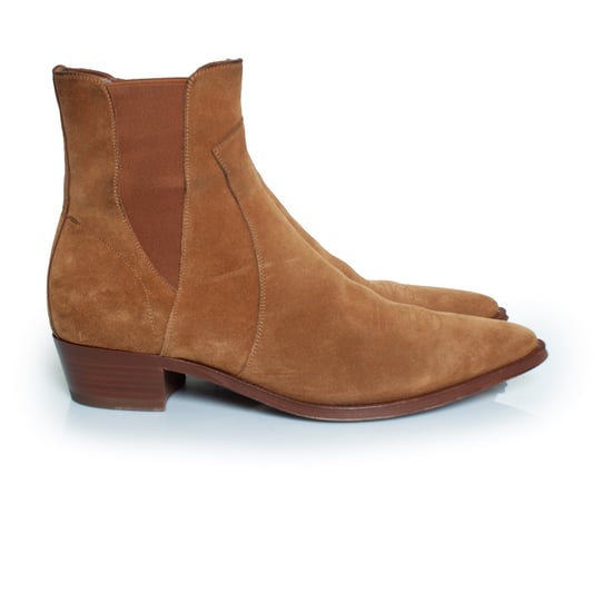 Celine Camarque western Chelsea-stövlar i konjak - Image 4