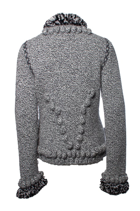 Alexander Mcqueen Grey knitted cardigan - Image 2