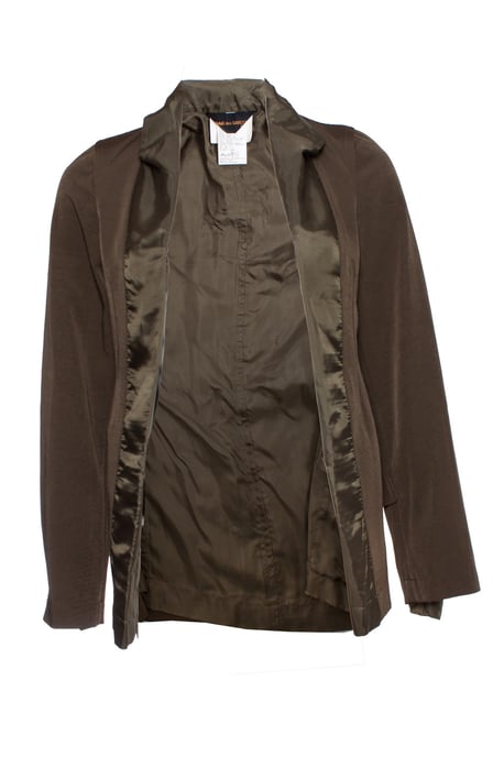 Comme Des Garçons grön kavaj med satinkant. - Image 1