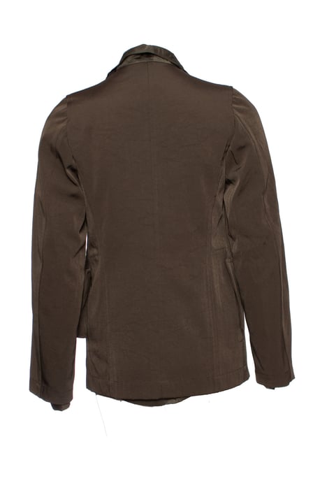 Comme Des Garçons grön kavaj med satinkant. - Image 2