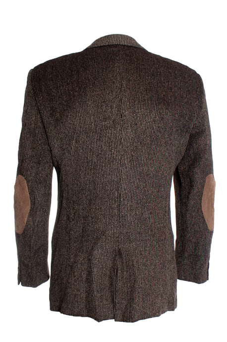 Giorgio Armani Brown rib wool blazer - Image 2