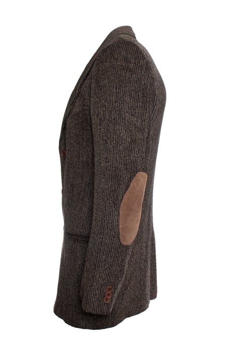 Giorgio Armani Brown rib wool blazer - Image 4