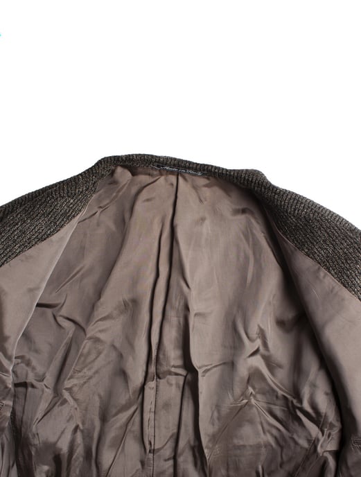 Giorgio Armani Brown rib wool blazer - Image 5