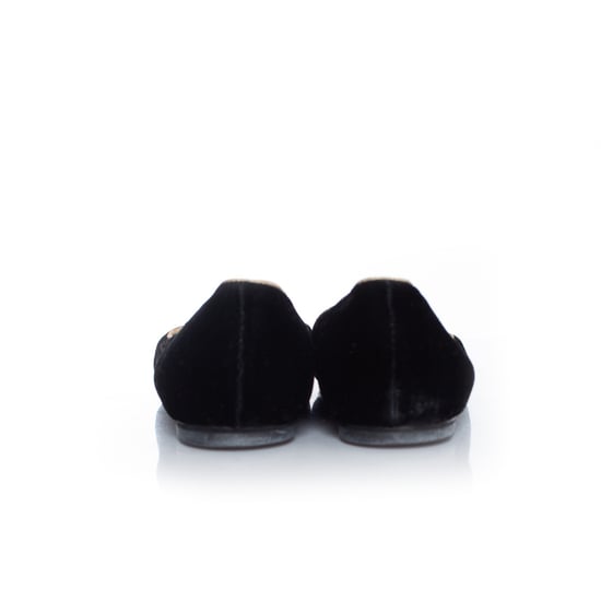 Dolce & Gabbana – Svarta loafers i sammet - Image 3