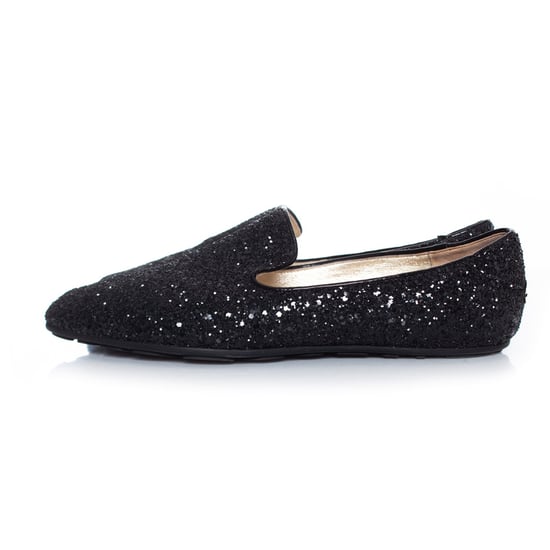 Jimmy Choo – Svarta loafers med glittermotiv - Image 2
