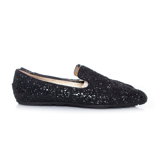 Jimmy Choo – Svarta loafers med glittermotiv - Image 4