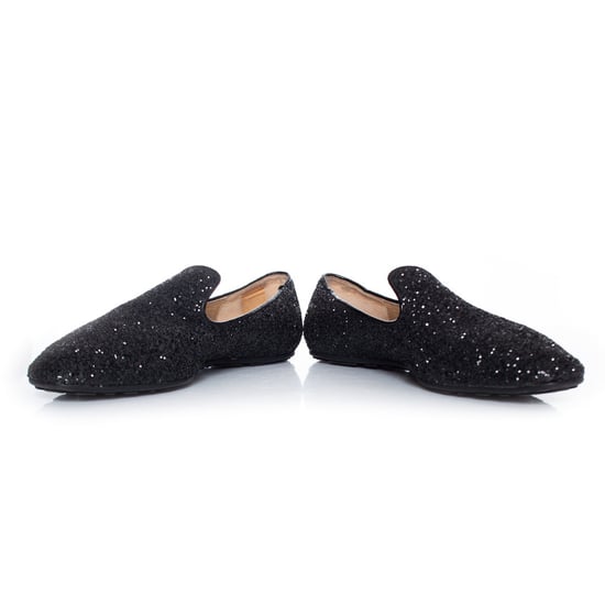 Jimmy Choo – Svarta loafers med glittermotiv - Image 5