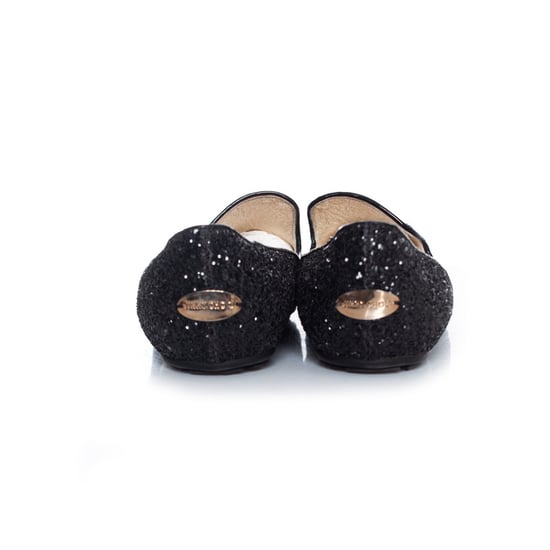 Jimmy Choo – Svarta loafers med glittermotiv - Image 6