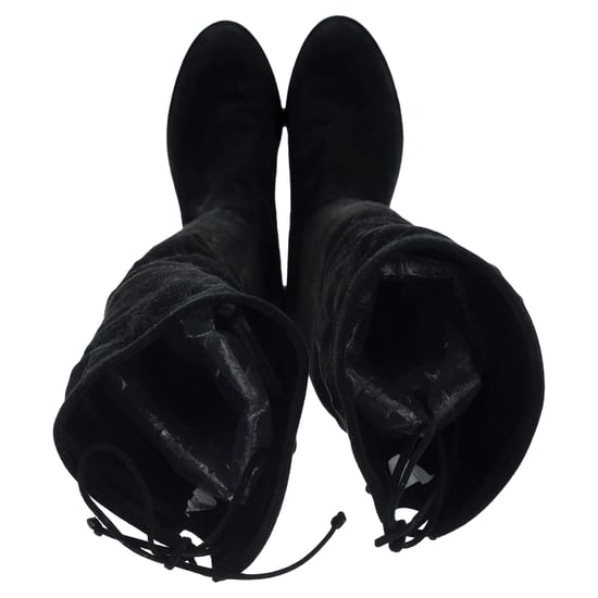Stuart Weitzman Lowland Stretch Over the Knee Boots in Black Suede - Image 3