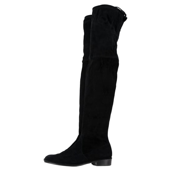 Stuart Weitzman Lowland Stretch Over the Knee Boots in Black Suede - Image 4