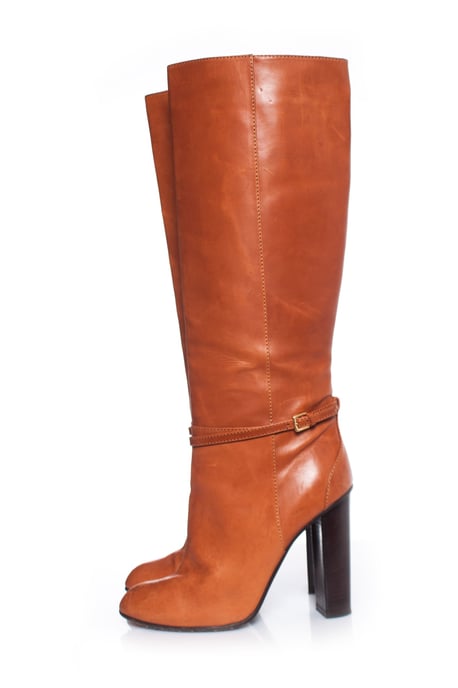 Dsquared2 bruna läderstövlar. - Image 2