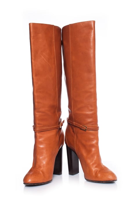 Dsquared2 bruna läderstövlar. - Image 4