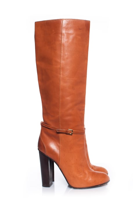 Dsquared2 bruna läderstövlar. - Image 5