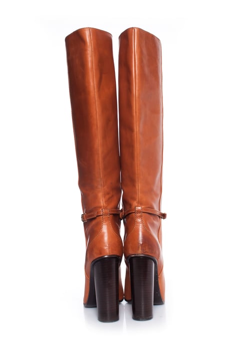 Dsquared2 bruna läderstövlar. - Image 6