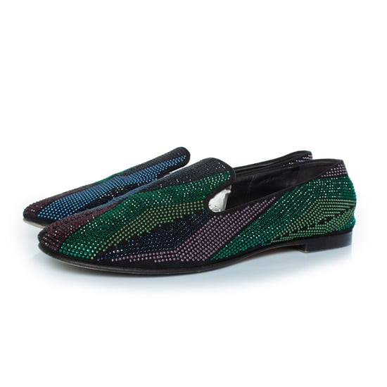 Giuseppe Zanotti loafers med strass - Image 1
