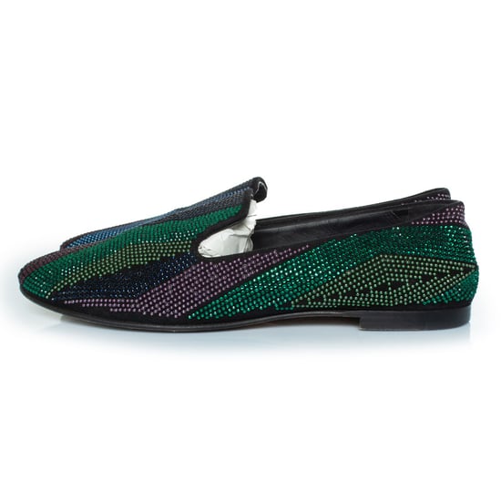 Giuseppe Zanotti loafers med strass - Image 2
