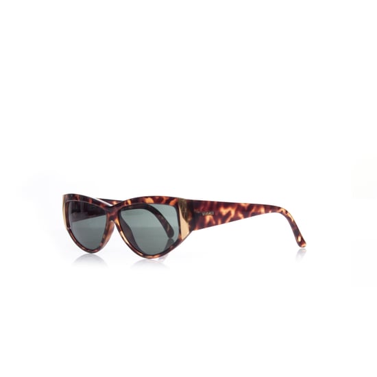 Gianni Versace Tortoise Shell Rechthoekige Zonnebril. - Image 2