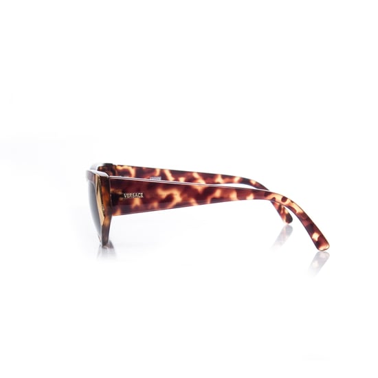 Gianni Versace Tortoise Shell Rechthoekige Zonnebril. - Image 3
