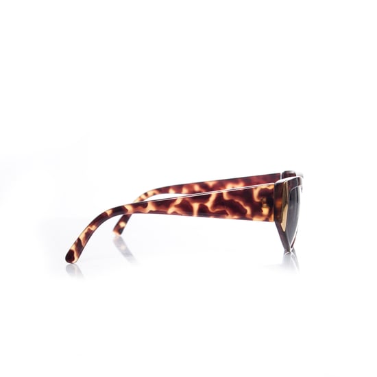 Gianni Versace Tortoise Shell Rechthoekige Zonnebril. - Image 5